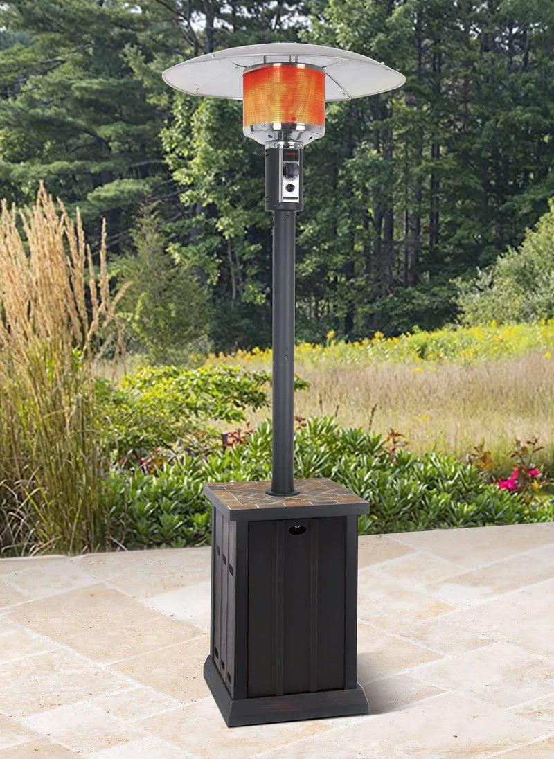 Patio Heater with Tile Top