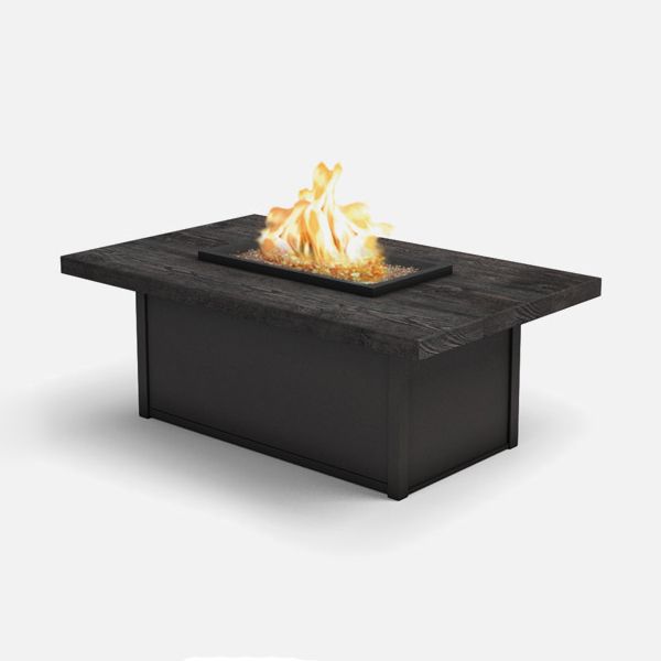 Timber Fire Table - Charcoal